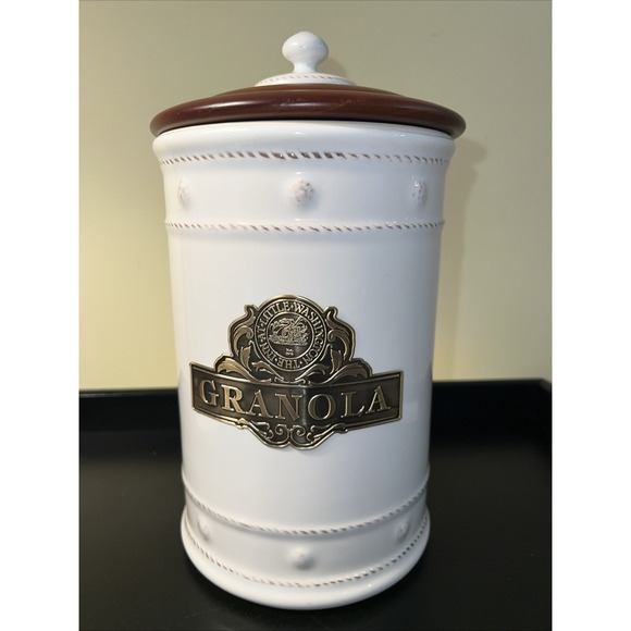 B &T Other - Granola Canister With Wooden Lid By The Inn At Little Washington B&T Portugal